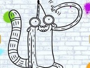 Regular Show Coloring Game