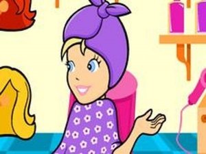 Polly's Hair Stylin' Salon - Dress Up Game