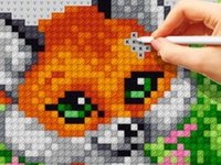 Letter Match Cross Stitch Puzzle