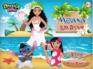 Moana Lilo Stitch Dress Up