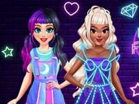 Neon Fashion Dress Up Game