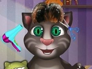 Talking Tom Hair Salon Kids Game