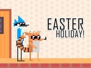 Mordecai and Rigby Easter Adventure