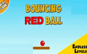 Bouncing Red Ball: Star Collector Puzzle Game