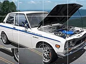 Digital Car Tile Puzzle